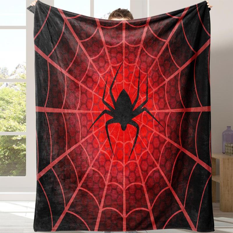 Spider Web Pattern Cozy Blanket Soft and Comfortable