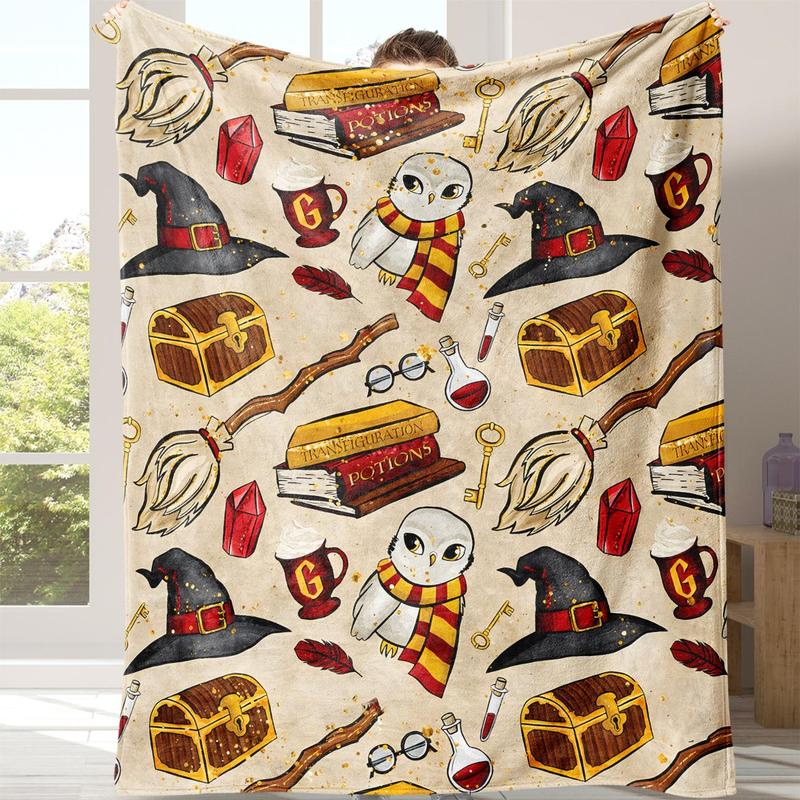 Treasure Cartoon Pattern Soft Comfortable Warm Throw Napping Blankets