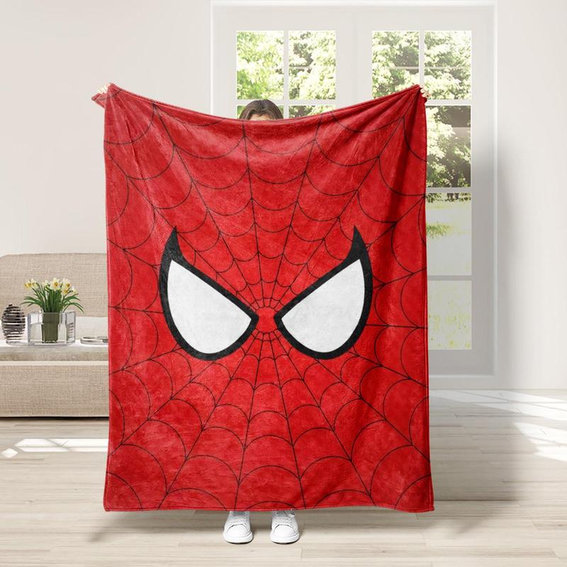 Spider Web Cartoon Pattern Blanket Soft and Comfortable