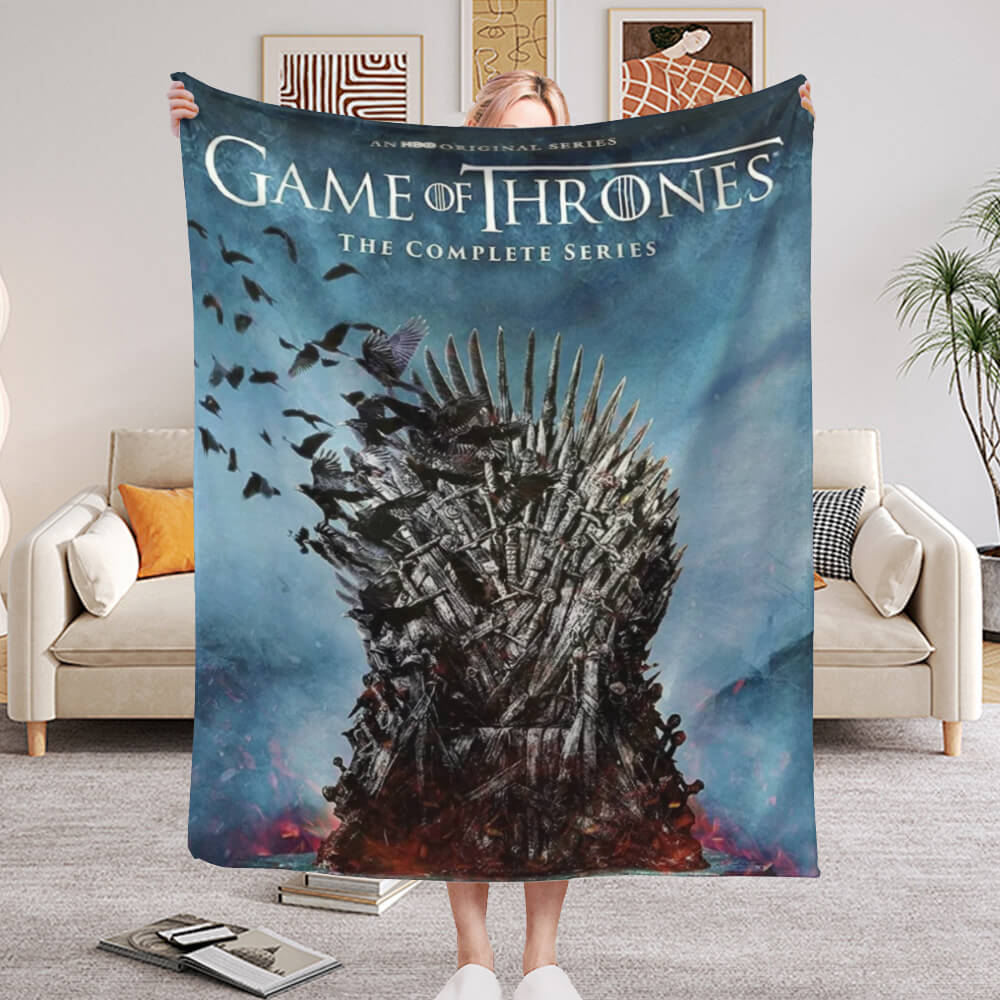 Game Of Thrones - Ten Years Have Finally Come To An End. Blanket, Soft And Comfortable