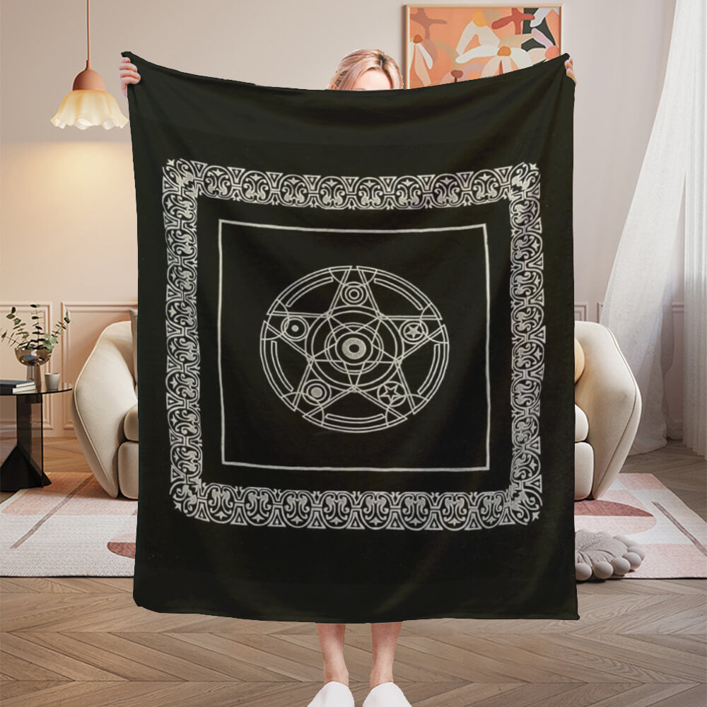 Creative Five-Pointed Star Pattern, Blanket Soft And Comfortable