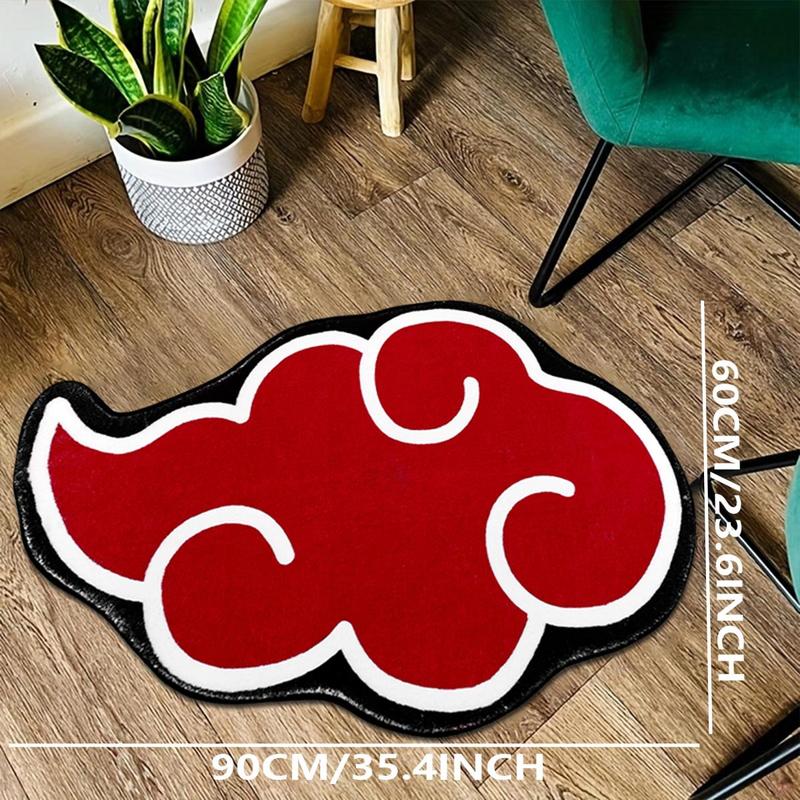 Home Decor Cartoon Cloud Pattern Soft Anime Floormat