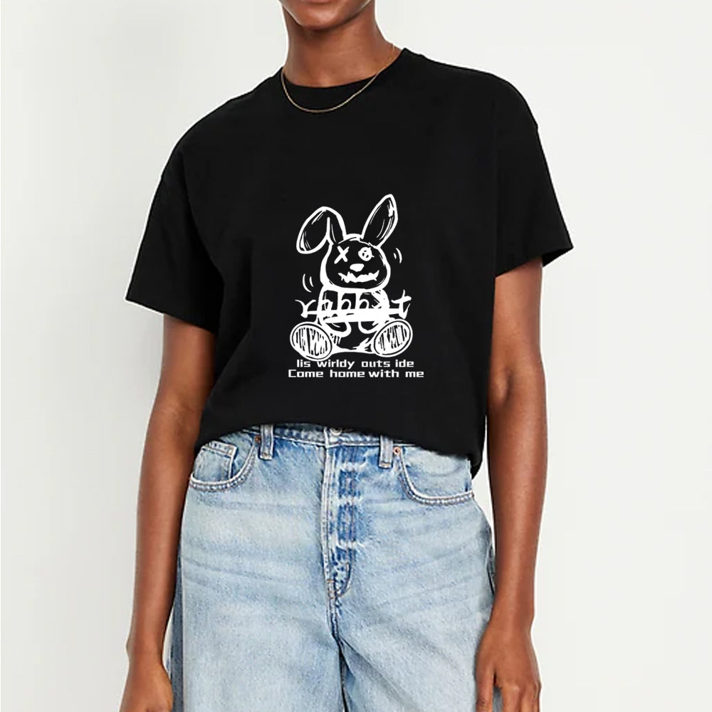 Line Bunny Creative Pattern T-Shirts, Hoodies, Sweatshirts