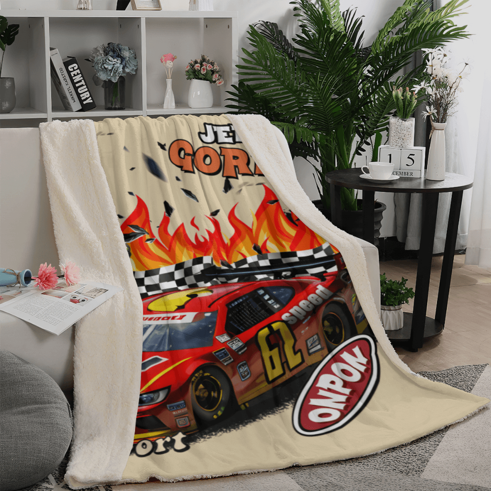 Creative Racing Cool Blanket Soft And Comfortable