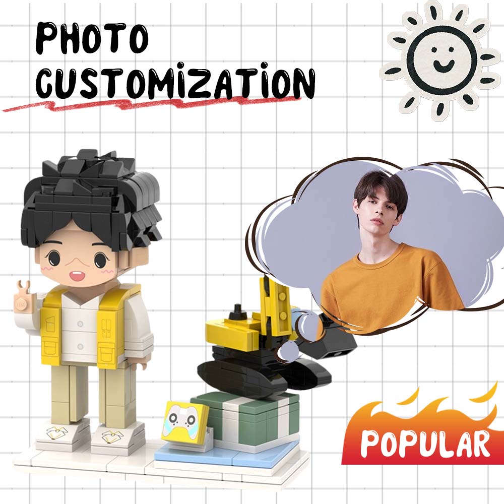 Full Body Customizable 1 Person Custom Brick