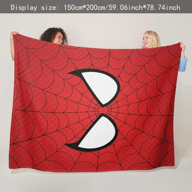 Spider Web Cartoon Pattern Blanket Soft and Comfortable