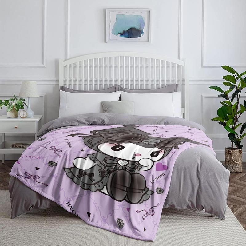 Cartoon Pattern Soft Comfortable Throw Blanket