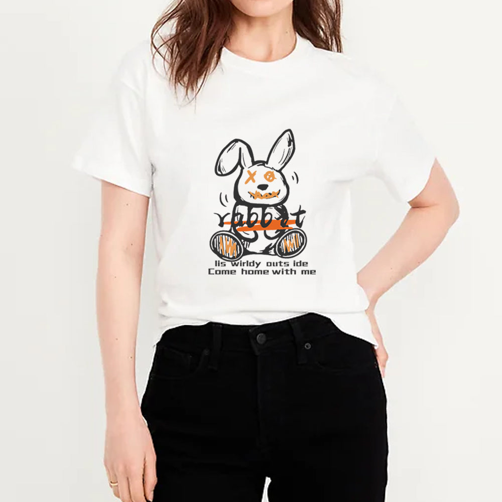 Line Bunny Creative Pattern T-Shirts, Hoodies, Sweatshirts