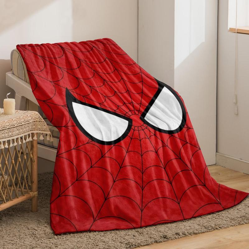 Spider Web Cartoon Pattern Blanket Soft and Comfortable