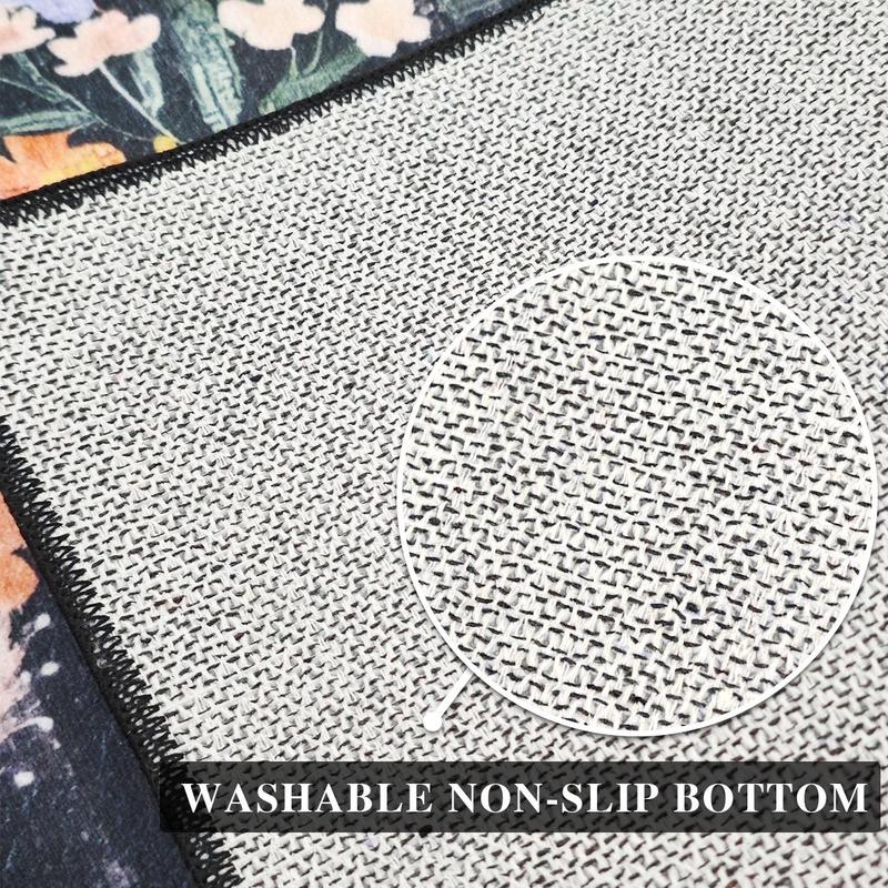 Creative Dollar Pattern Soft Non-slip Bedside Shaggy Floormat