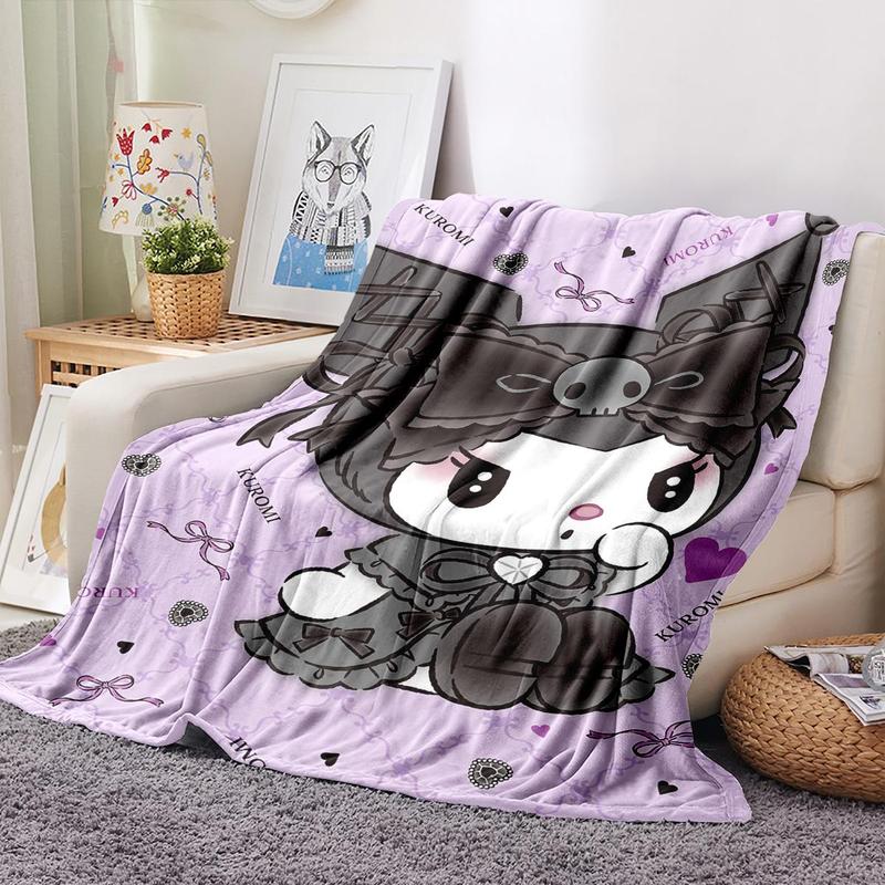 Cartoon Pattern Soft Comfortable Throw Blanket