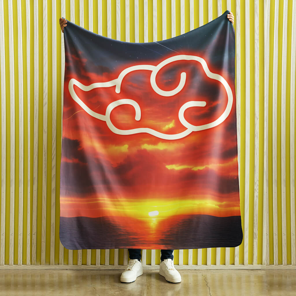 Creative luminous cloud pattern blanket, soft and comfortable