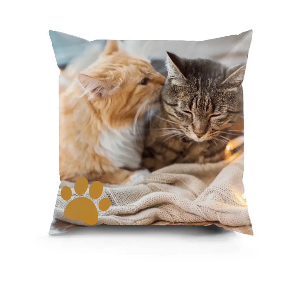 Custom Photo Pillow - Personalized Pet Pillow - Home Decor, Birthday, Memorial, Housewarming Gift For Dog Lovers, Cat Lovers, Pet Owners