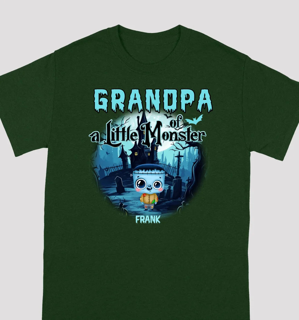 Granny Of Little Monsters - Family Personalized Custom Unisex T-shirt, Sweatshirts, Hoodies -Halloween Gift For Family, Grandma, Grandpa