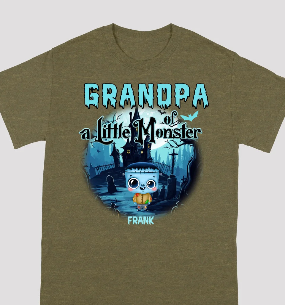 Granny Of Little Monsters - Family Personalized Custom Unisex T-shirt, Sweatshirts, Hoodies -Halloween Gift For Family, Grandma, Grandpa