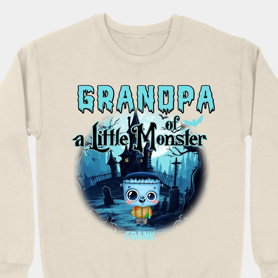 Granny Of Little Monsters - Family Personalized Custom Unisex T-shirt, Sweatshirts, Hoodies -Halloween Gift For Family, Grandma, Grandpa