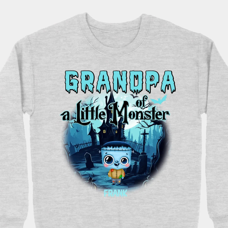 Granny Of Little Monsters - Family Personalized Custom Unisex T-shirt, Sweatshirts, Hoodies -Halloween Gift For Family, Grandma, Grandpa