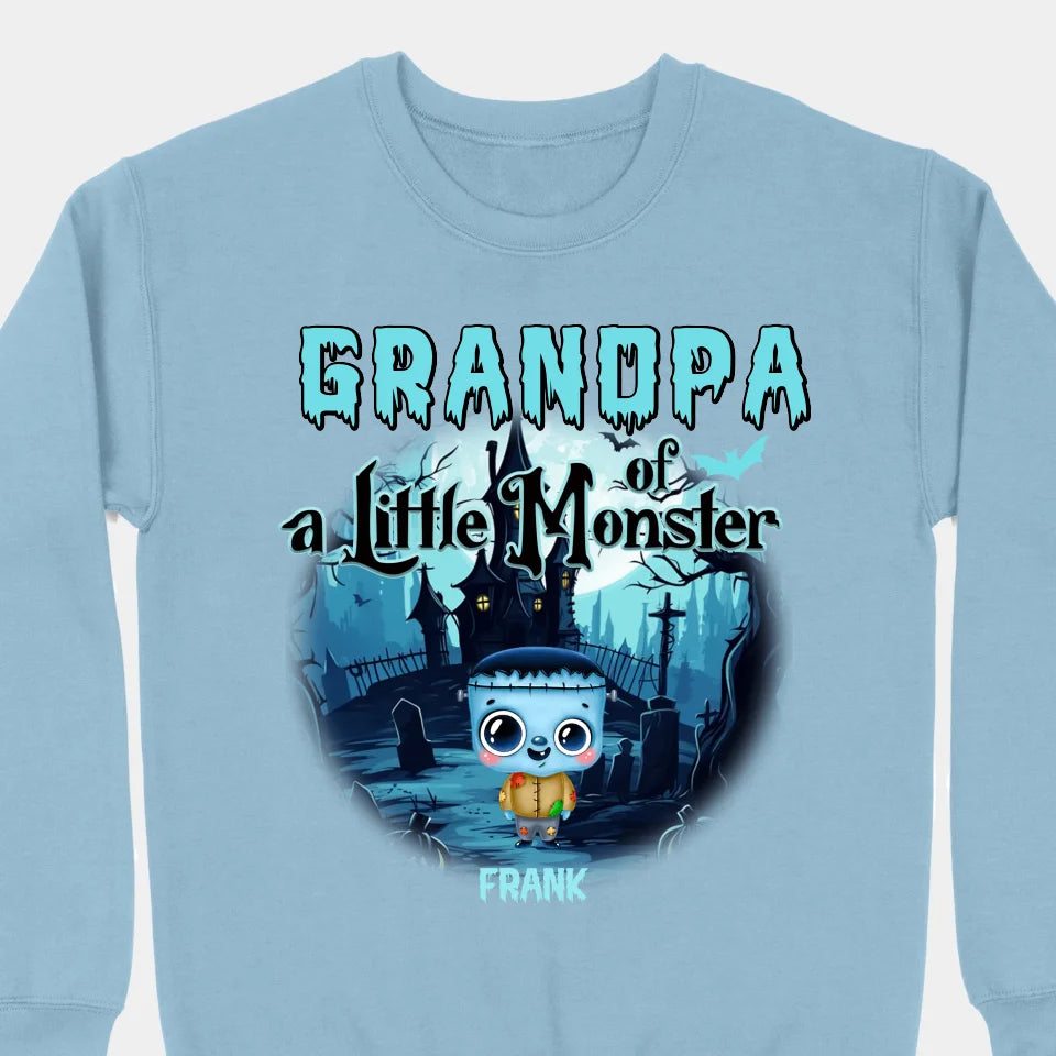 Granny Of Little Monsters - Family Personalized Custom Unisex T-shirt, Sweatshirts, Hoodies -Halloween Gift For Family, Grandma, Grandpa