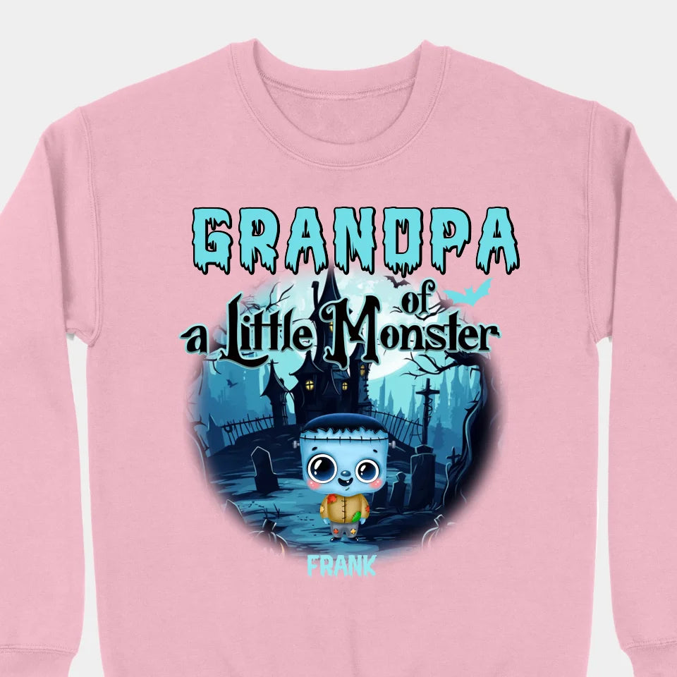 Granny Of Little Monsters - Family Personalized Custom Unisex T-shirt, Sweatshirts, Hoodies -Halloween Gift For Family, Grandma, Grandpa