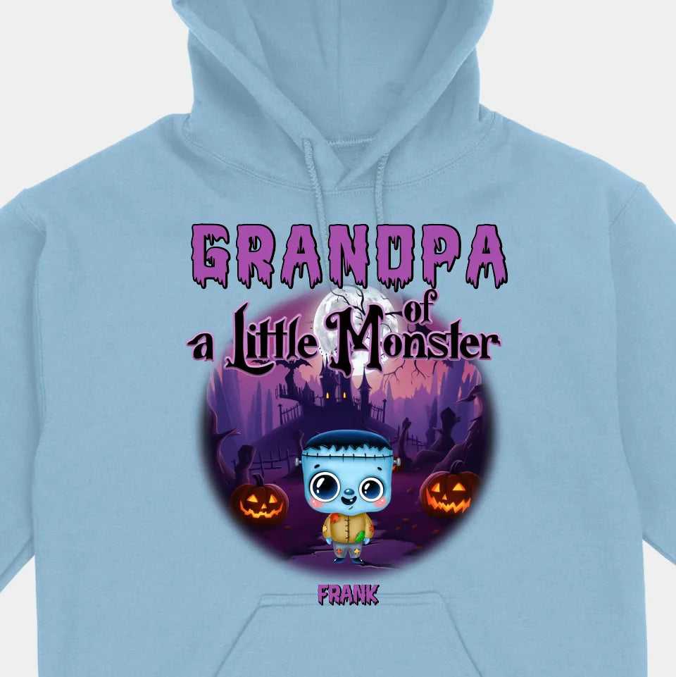 Grandpa Of These Little Monsters - Personalized Custom Unisex T-Shirt, Sweatshirts, Hoodies - Halloween Gift For Family, Grandma, Grandpa