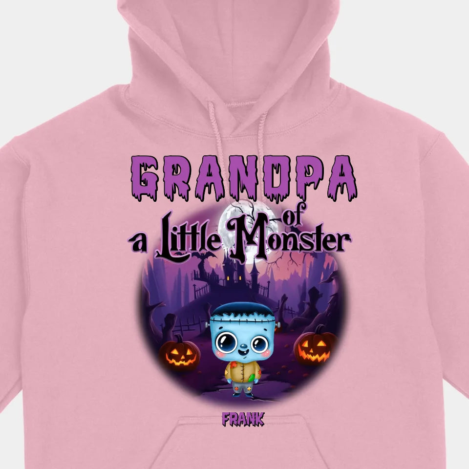 Grandpa Of These Little Monsters - Personalized Custom Unisex T-Shirt, Sweatshirts, Hoodies - Halloween Gift For Family, Grandma, Grandpa