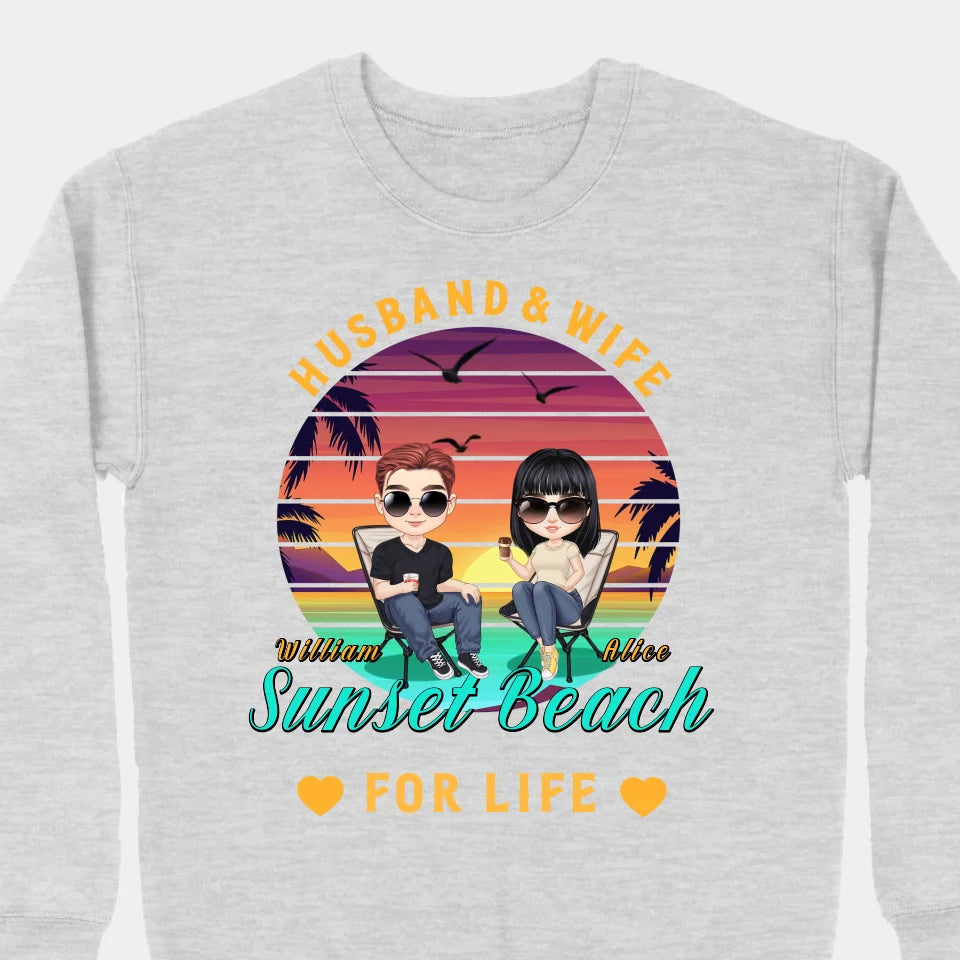 Summer Beach - Personalized Unisex T-shirts, Sweatshirt - Gifts For Couples, Husbands Wife, Lovers, Anniversary Gift