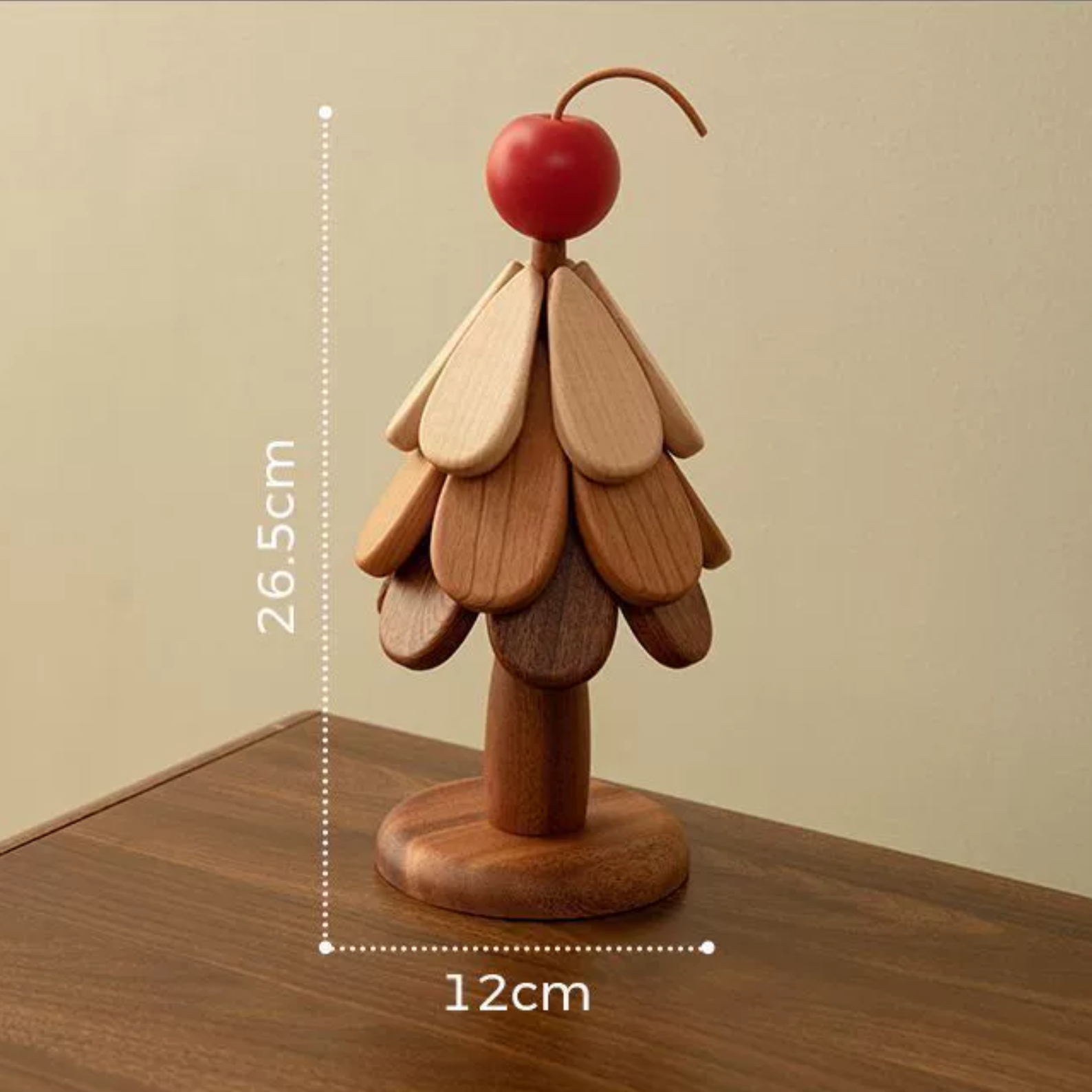 Foldable Wooden Christmas Tree Coaster