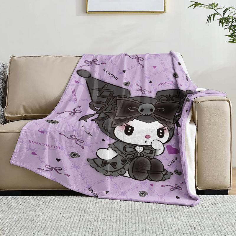 Cartoon Pattern Soft Comfortable Throw Blanket