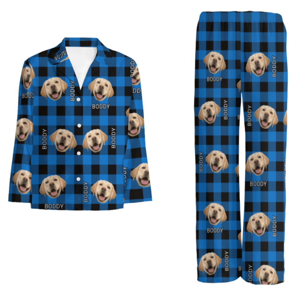 Custom Face Dog CatChristmas Gift Pajamas