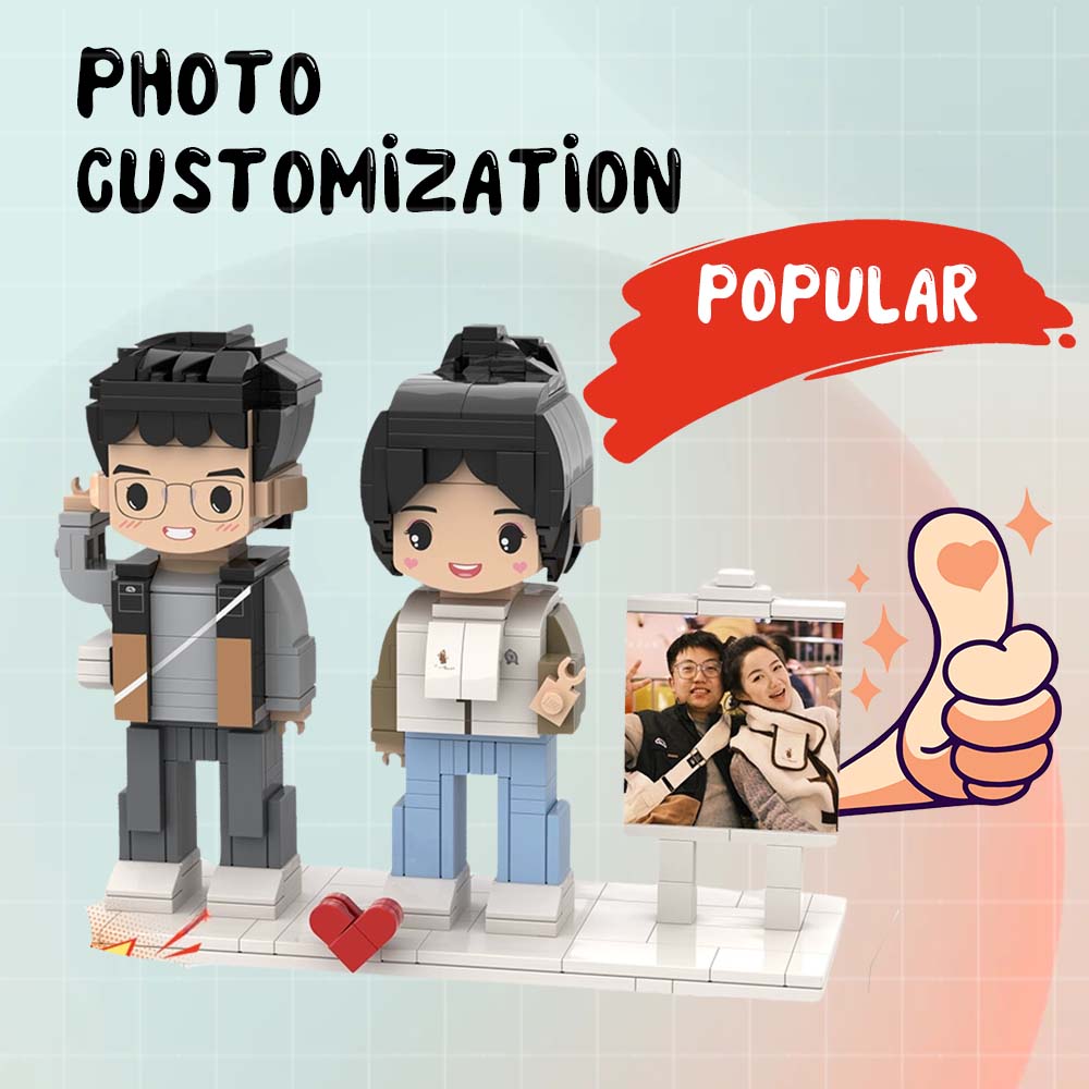 Customizable With Photo For Family For CoupleCustom Brick