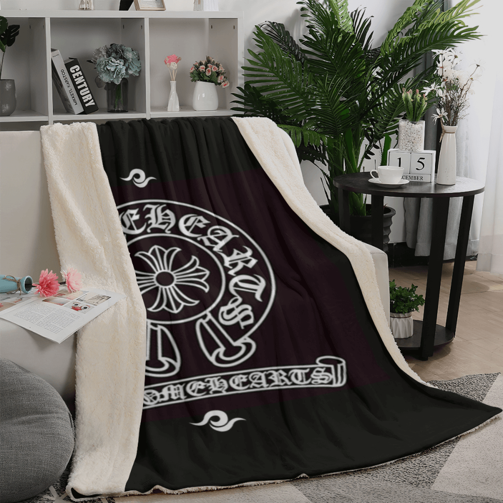 Chrome Hearts Logo Creative Pattern, Blanket, Soft And Comfortable