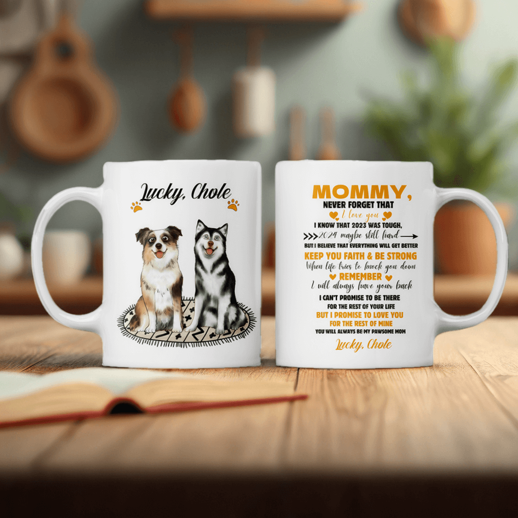 To Dog Mom Never Forget That I Love You - Dog Personalized Mug - Mother's Day Gift For Dog Mom, Dog Lovers, Pet Lovers