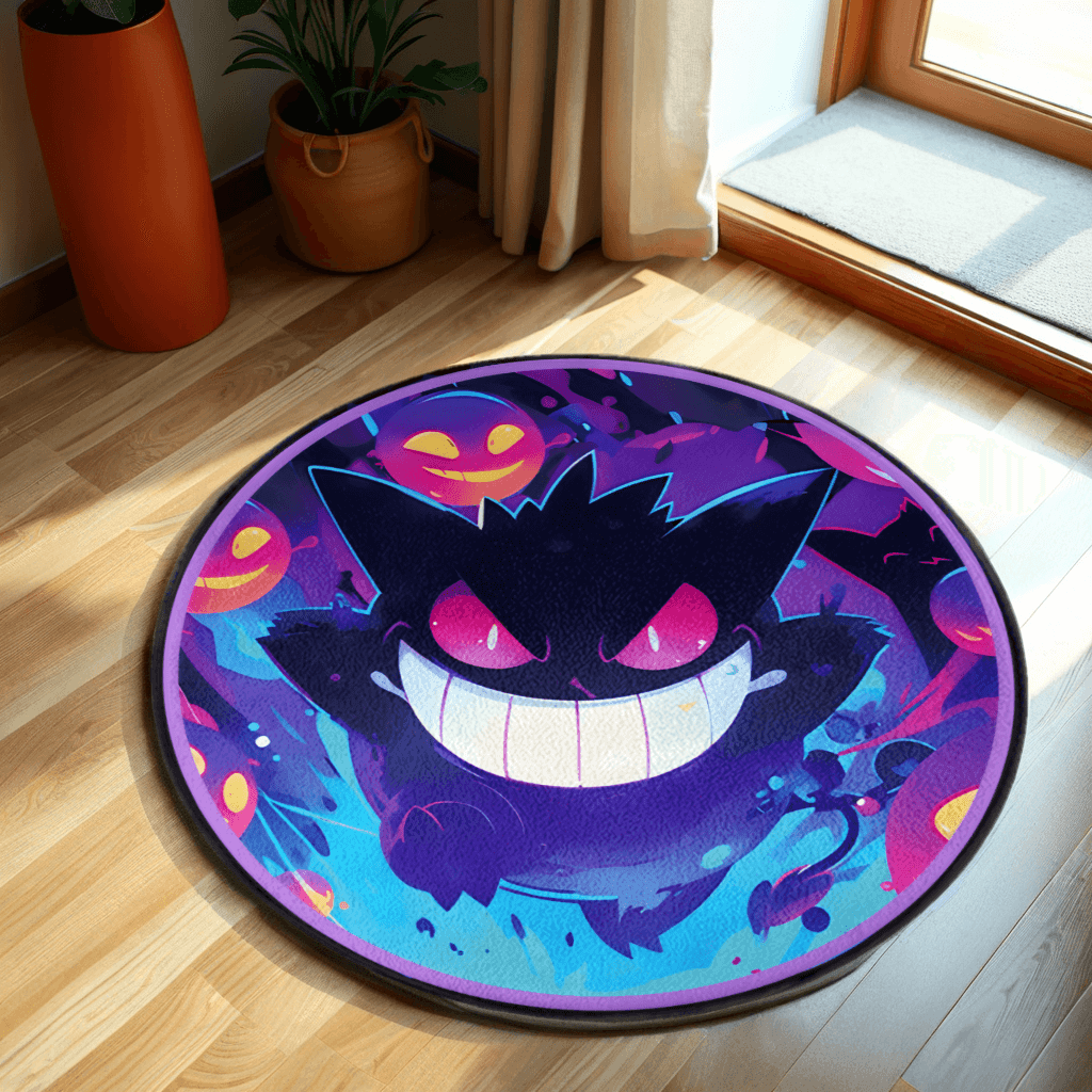 Funny Creative Pokémon Round Non-Slip Soft Comfortable Floormat