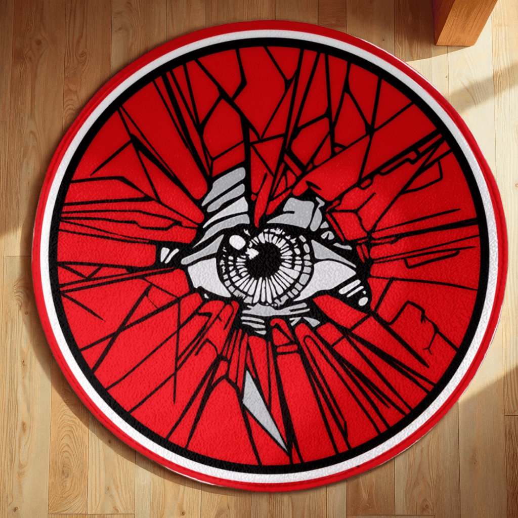 Cartoon Eye-Catching Round Non-Slip Soft Comfortable Floormat