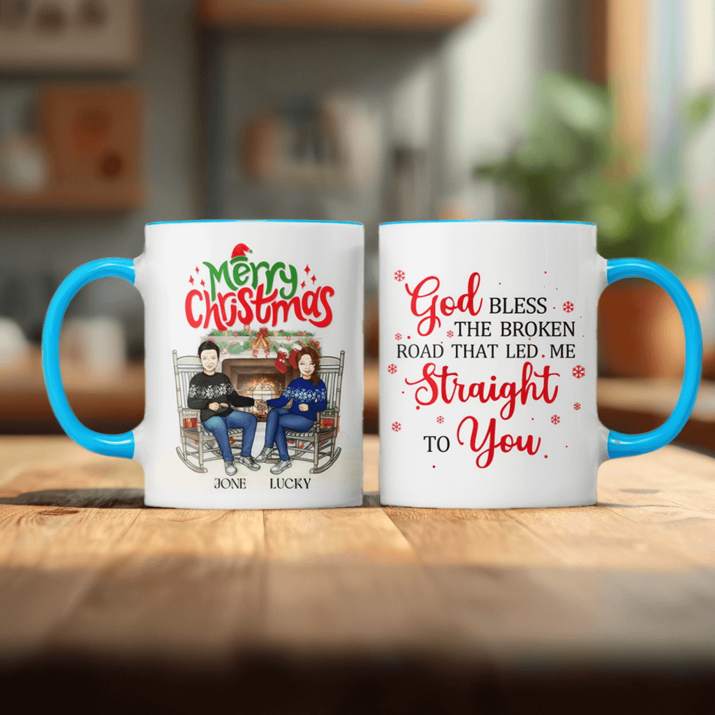 Annoying Each Other For So Many Years - Personalized Accent Mug, Perfect Christmas Gift for Couples, Lovers, Husband, Wife