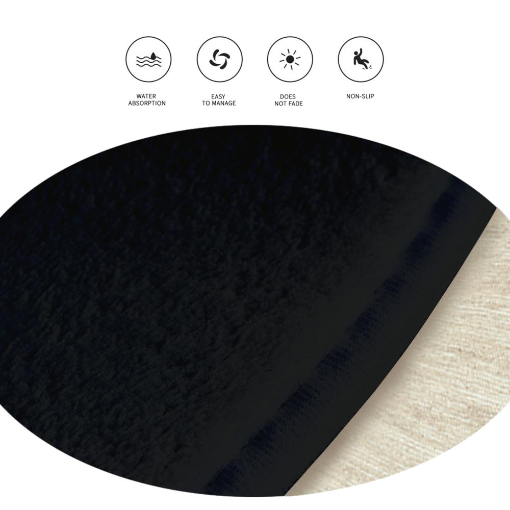 Cross-Shaped Creative Round Non-Slip Soft And Comfortable Floormat