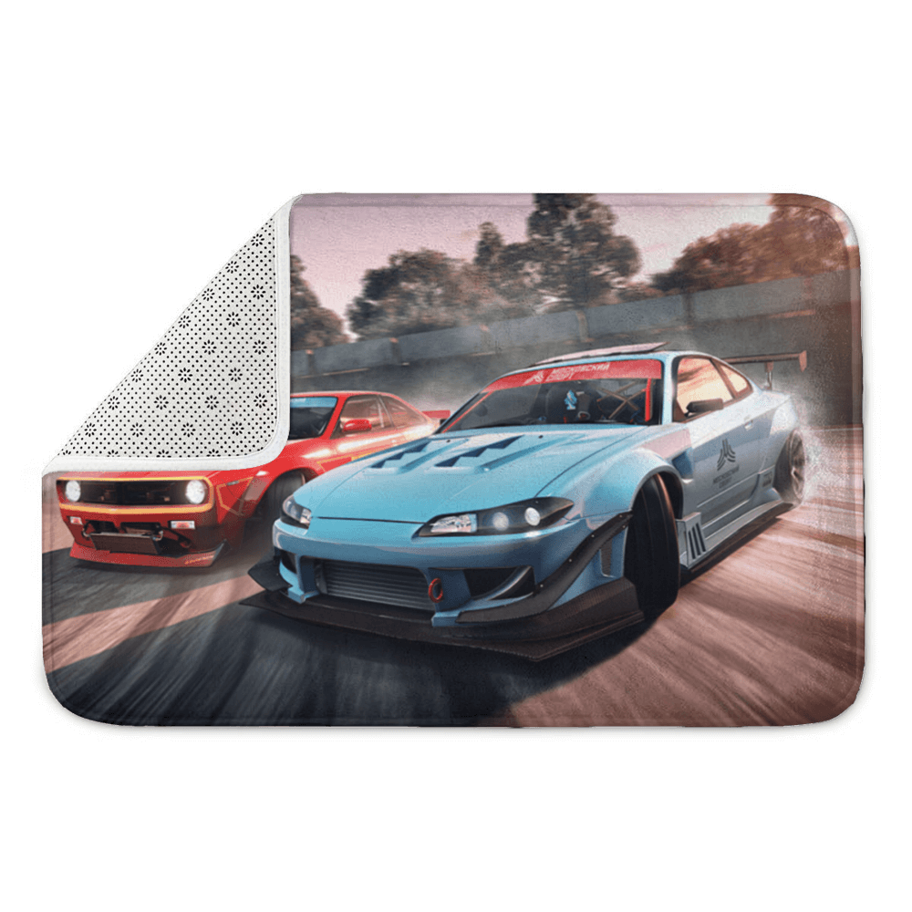 Creative Racing Car, Rectangular Non-Slip Soft And Comfortable Floormat