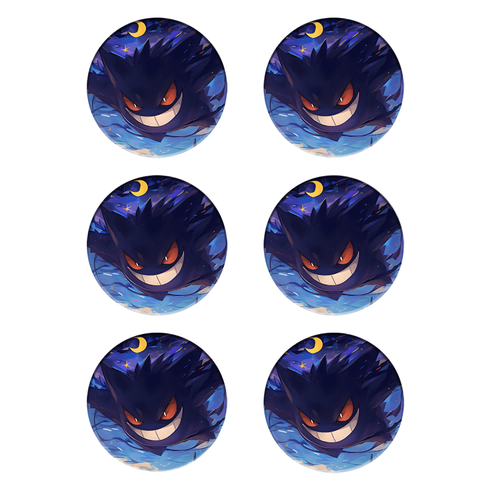 Pokémon Design, Round Ceramic Coaster (Combination Set)