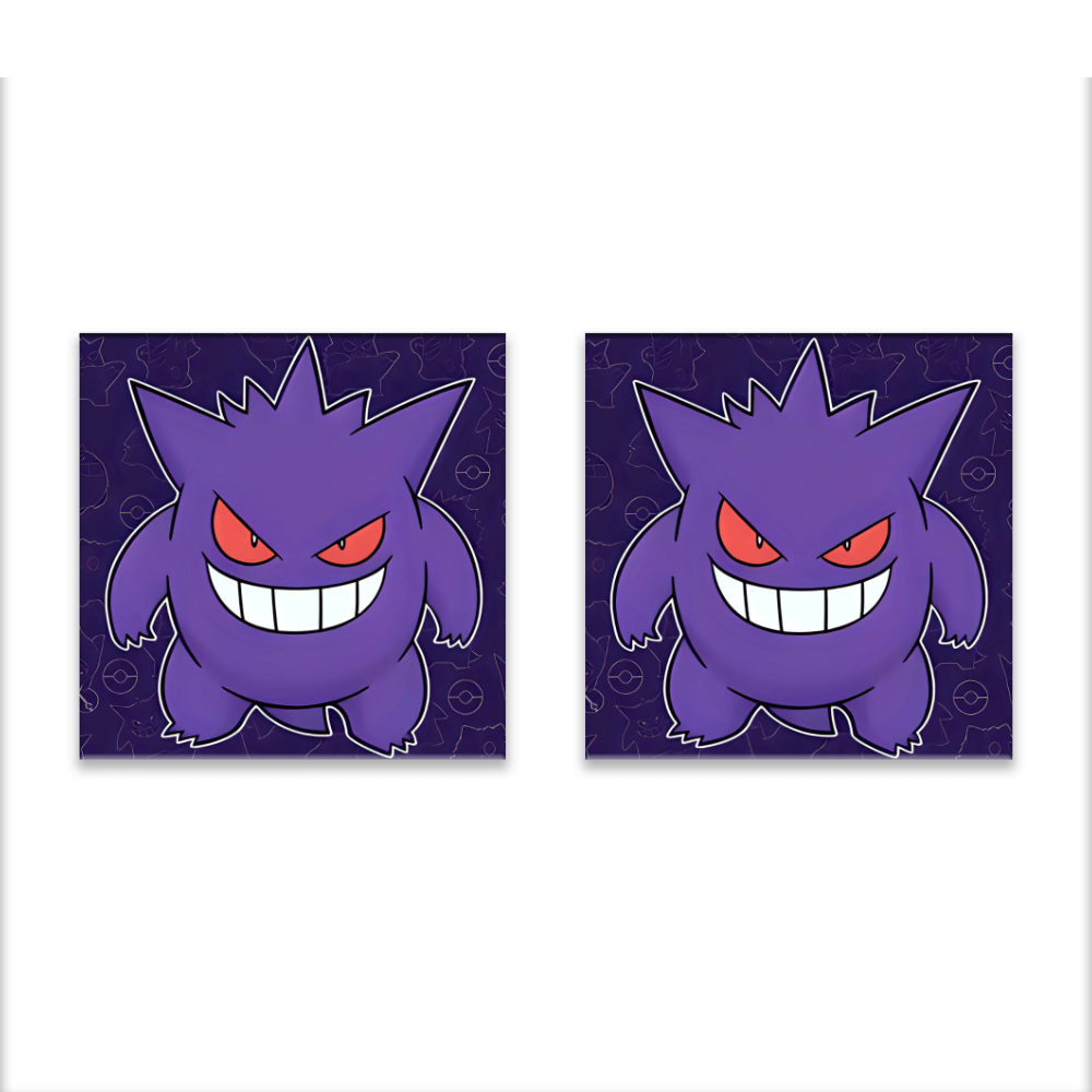 Pokémon Creative Pattern, Square Ceramic Coaster (Combination Pack)