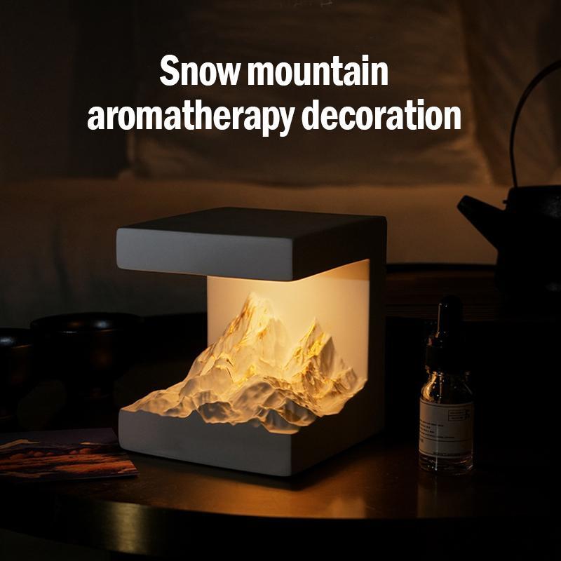 Mountain Design Aromatherapy Stone & 10ML Essential Oil with Gift Box, Home Fragrance For Living Room