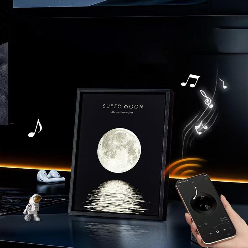 Moonlight Music Frame Speaker - Multifunctional Night Light & Decor