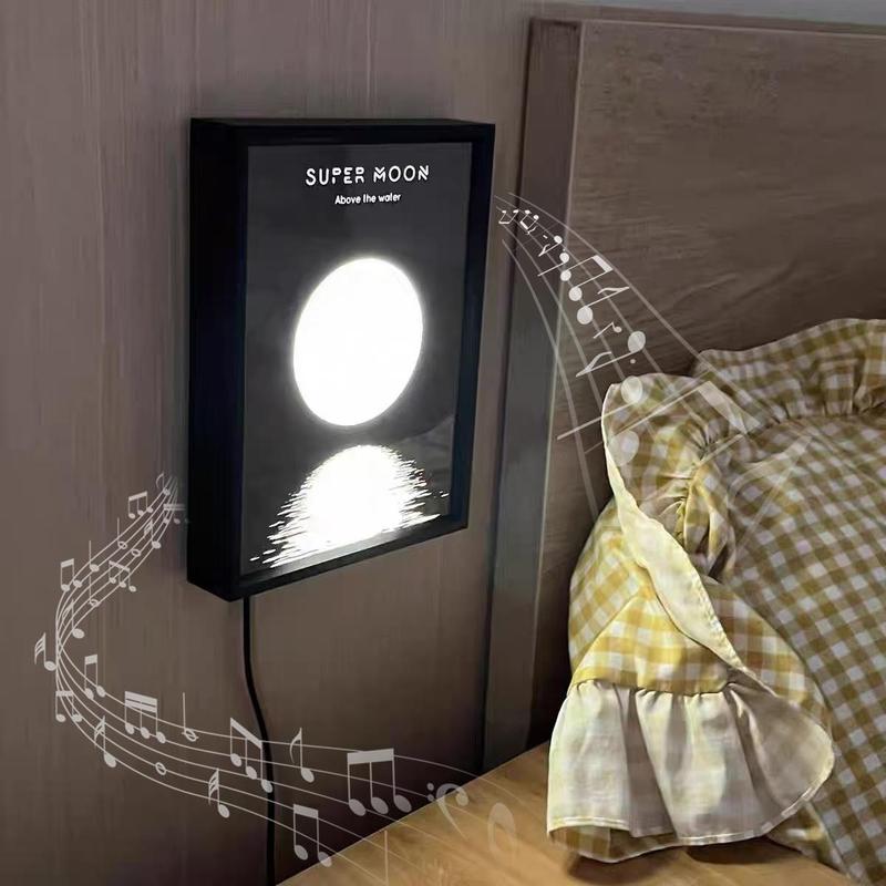 Moonlight Music Frame Speaker - Multifunctional Night Light & Decor