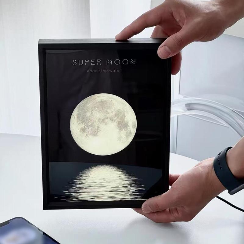 Moonlight Music Frame Speaker - Multifunctional Night Light & Decor