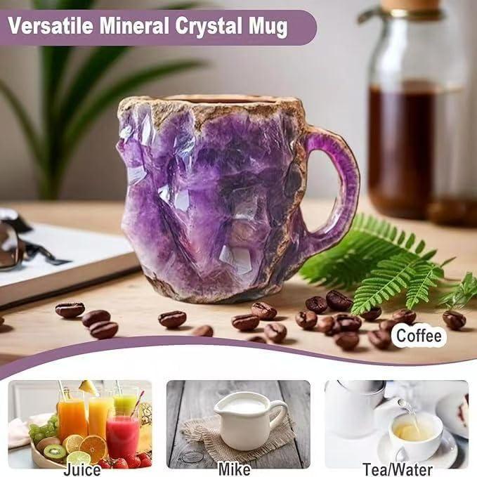 200ml Multi-Colored Natural Mineral Crystal Coffee Mugs