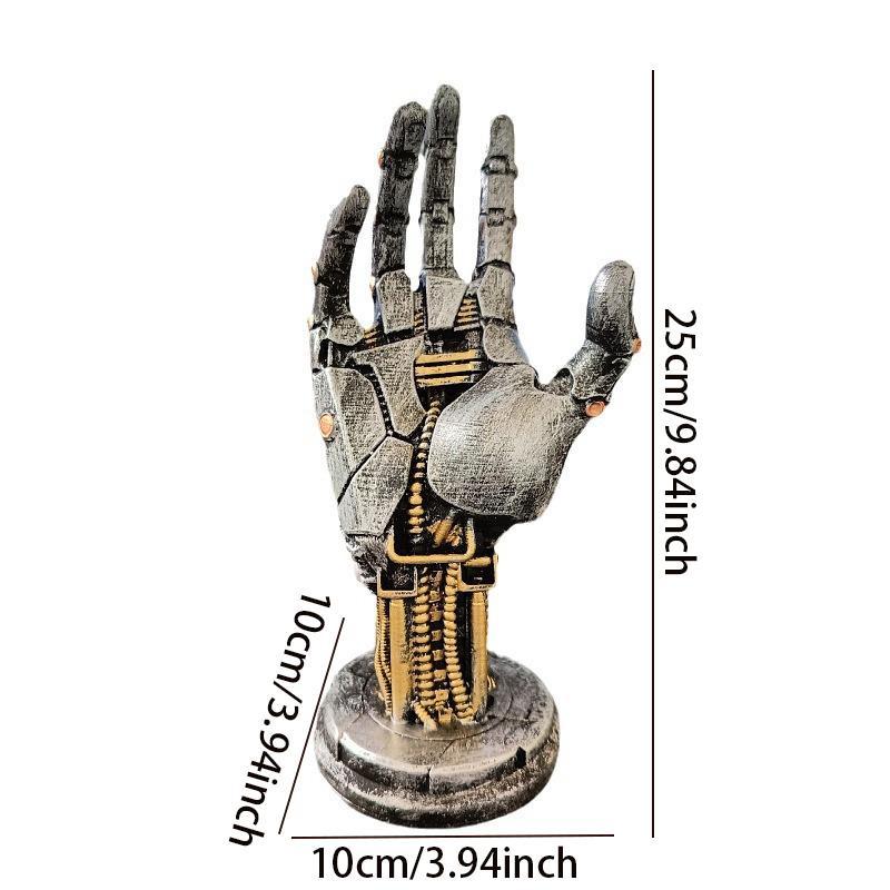 Cyberpunk Mechanical Hand Design Resin Ornament