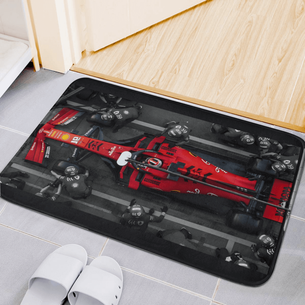 Racing Creative， Rectangular Non-Slip Soft And Comfortable Floormat