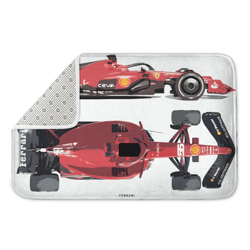 Racing Creative Pattern， Rectangular Non-Slip Soft And Comfortable Floormat