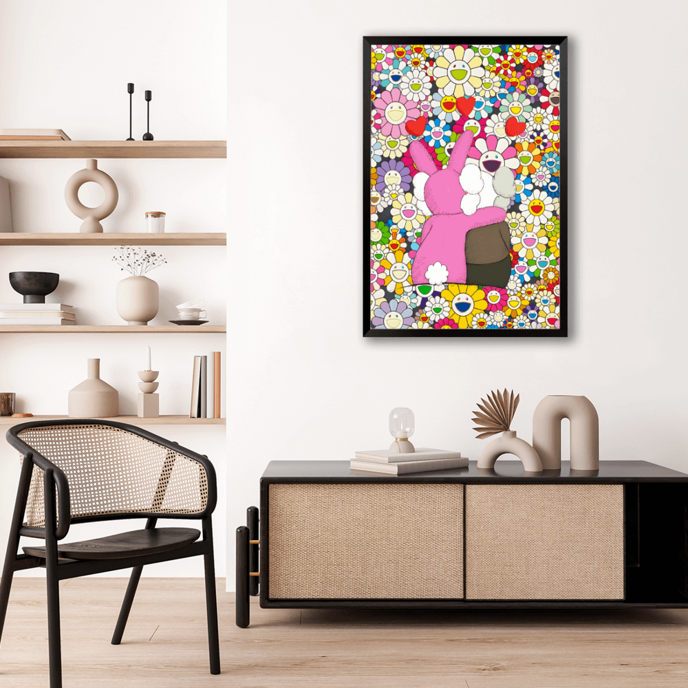 Sunflower Fashion Brand,Vertical Framed Simple Decorative Canvas Painting
