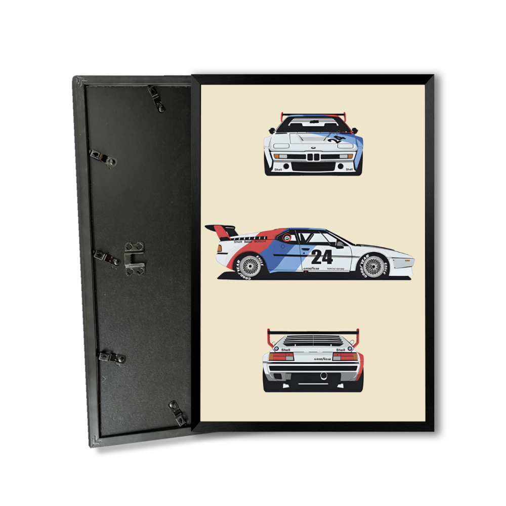 Creative Patterns For Car Model Display,Vertical Framed Simple Decorative Canvas Painting