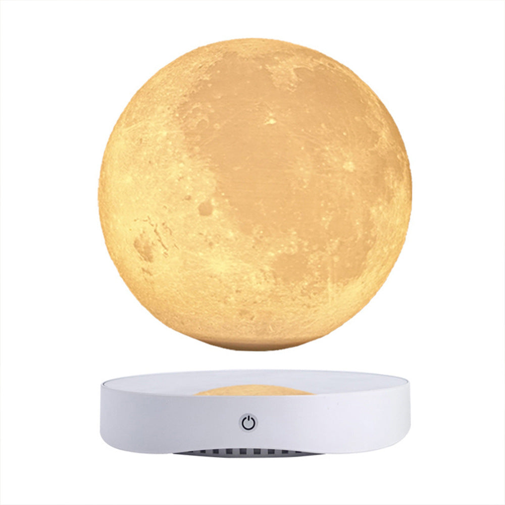 Magnetic Levitation Moon Lamp Creativity Floating 3D Print Bulb Desk Decoration Birthday Gift, Night Light